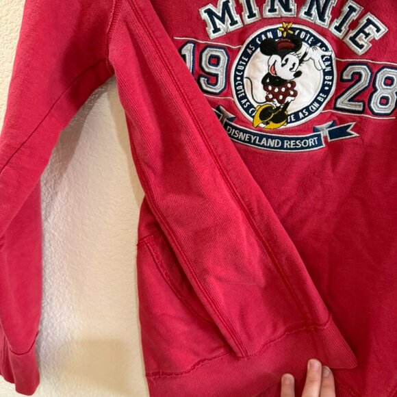 Red Minnie Mouse Hoodie Disneyland Resort Size S - Picture 7 of 9